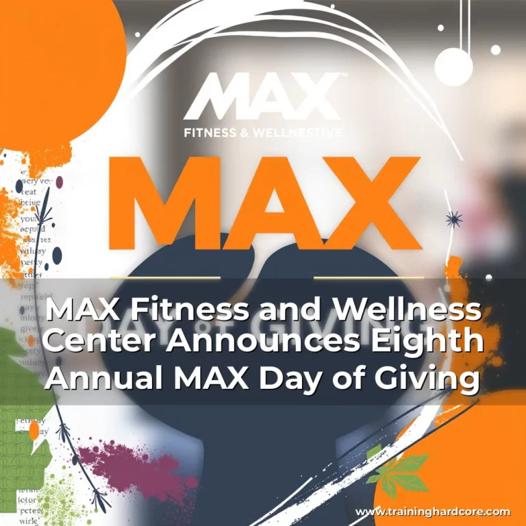 Artistic representation for MAX Fitness and Wellness Center Announces Eighth Annual MAX Day of Giving