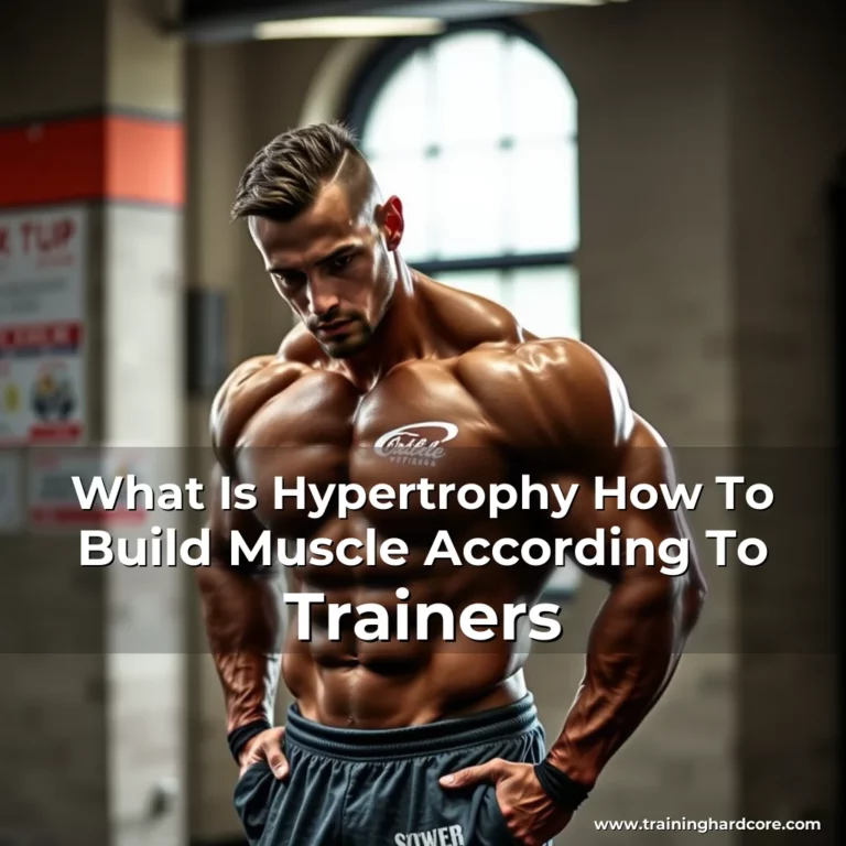 Artistic representation for What Is Hypertrophy How To Build Muscle According To Trainers