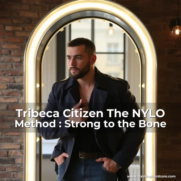 Artistic representation for Tribeca Citizen The NYLO Method : Strong to the Bone