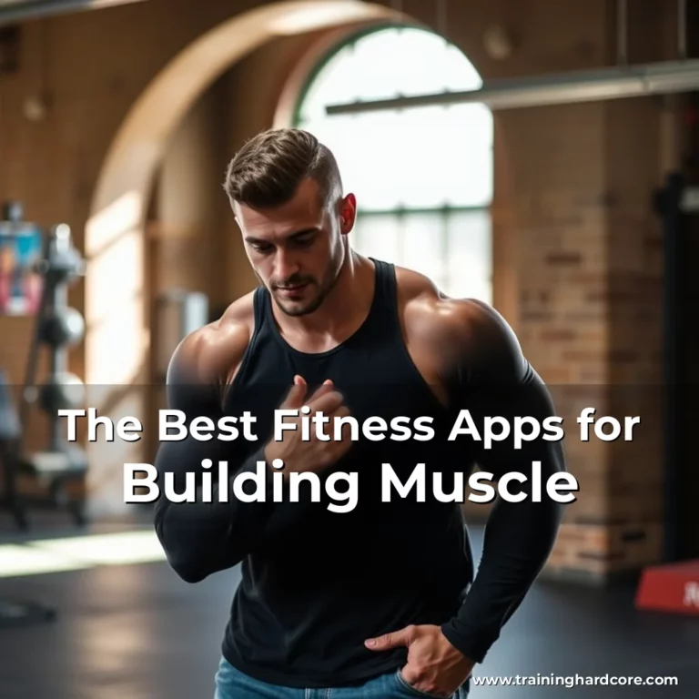 Artistic representation for The Best Fitness Apps for Building Muscle