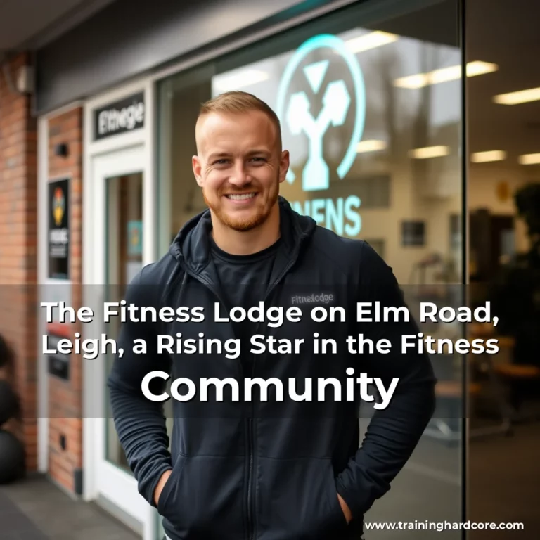 Artistic representation for The Fitness Lodge on Elm Road, Leigh, a Rising Star in the Fitness Community