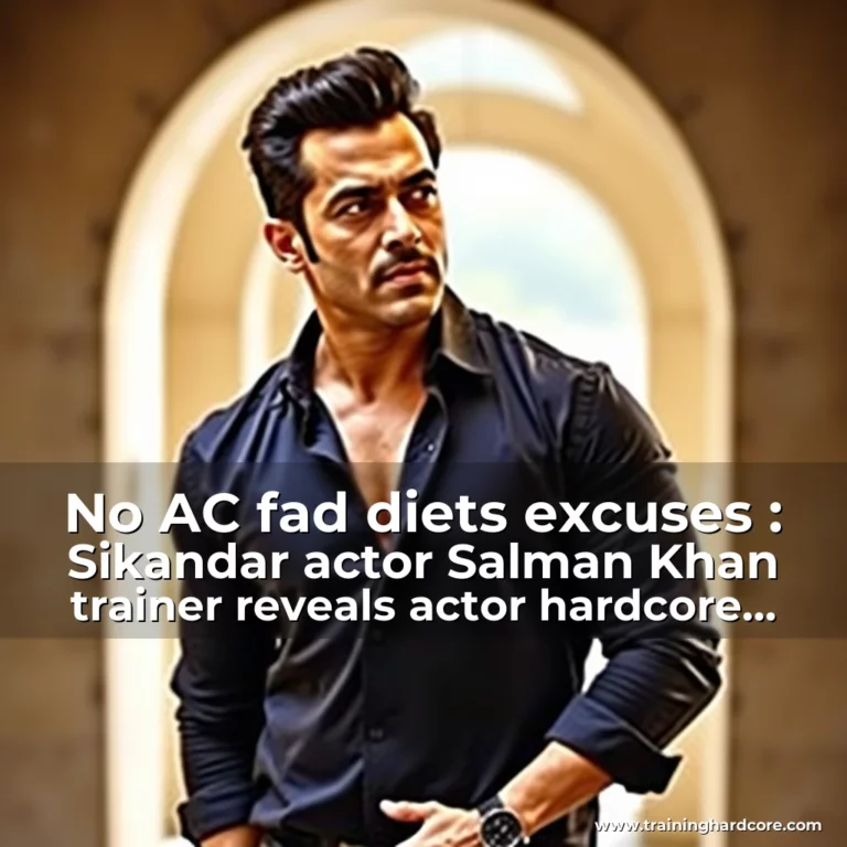 Artistic representation for No AC fad diets excuses : Sikandar actor Salman Khan trainer reveals actor hardcore fitness secrets Fitness News