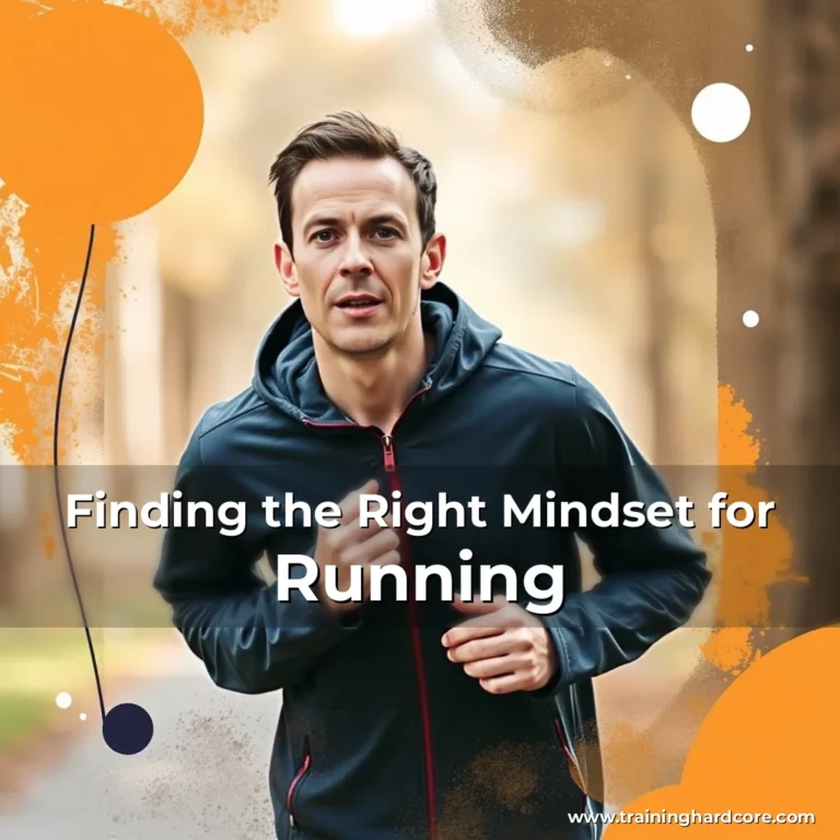 Artistic representation for Finding the Right Mindset for Running