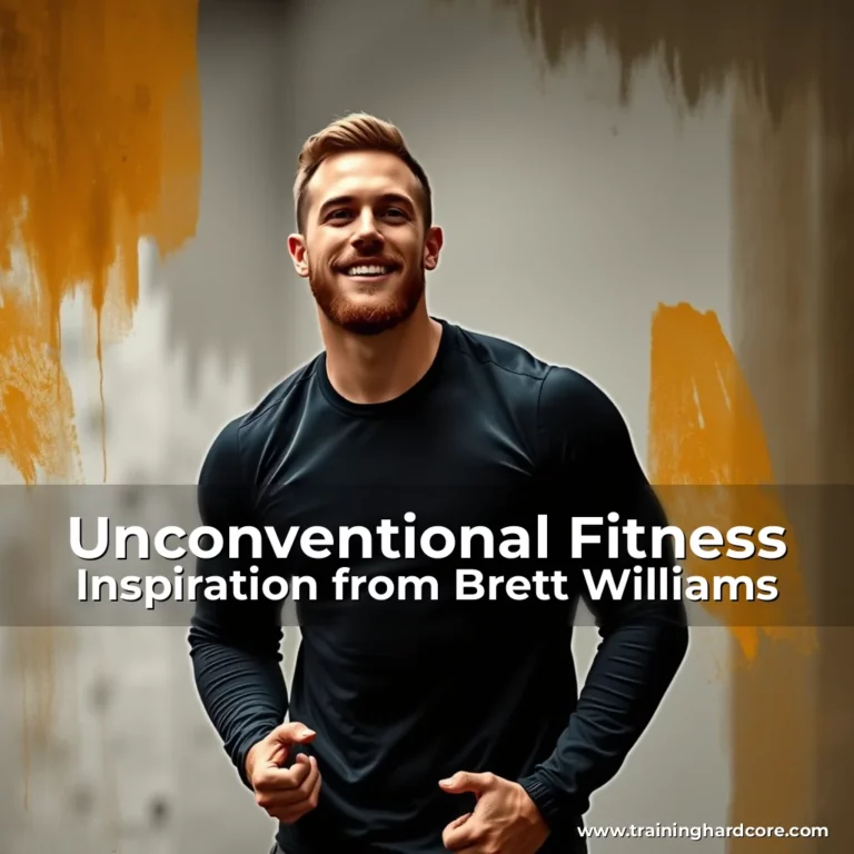 Artistic representation for Unconventional Fitness Inspiration from Brett Williams