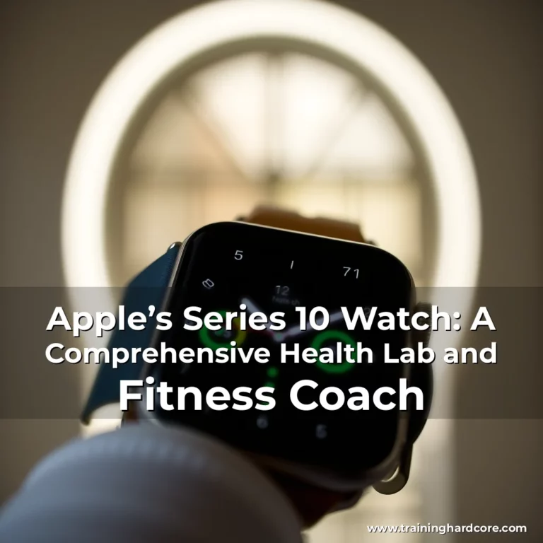 Artistic representation for Apple’s Series 10 Watch: A Comprehensive Health Lab and Fitness Coach