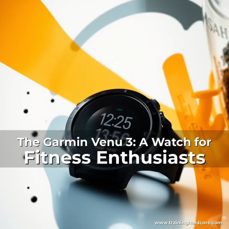 Artistic representation for The Garmin Venu 3: A Watch for Fitness Enthusiasts