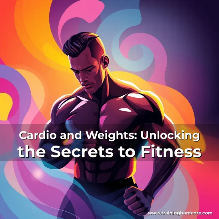 Artistic representation for Cardio and Weights: Unlocking the Secrets to Fitness