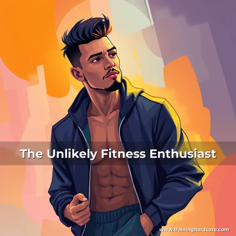 Artistic representation for The Unlikely Fitness Enthusiast
