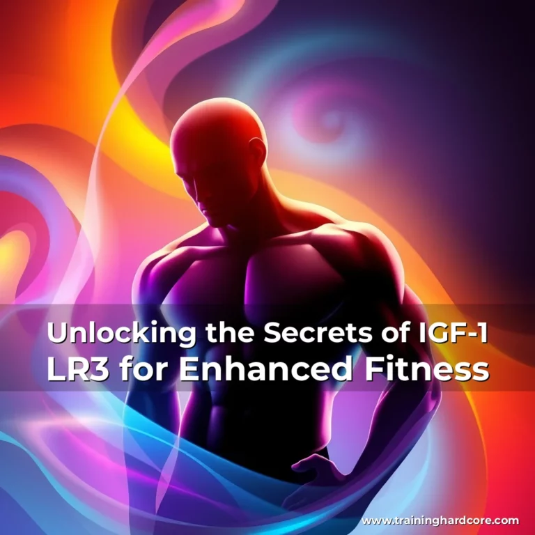 Artistic representation for Unlocking the Secrets of IGF-1 LR3 for Enhanced Fitness