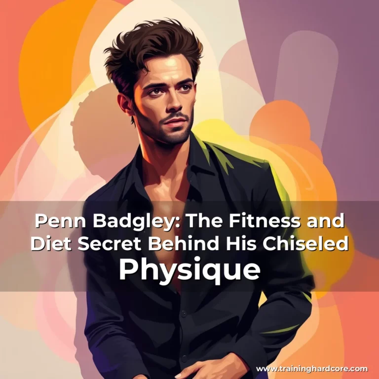 Artistic representation for Penn Badgley: The Fitness and Diet Secret Behind His Chiseled Physique