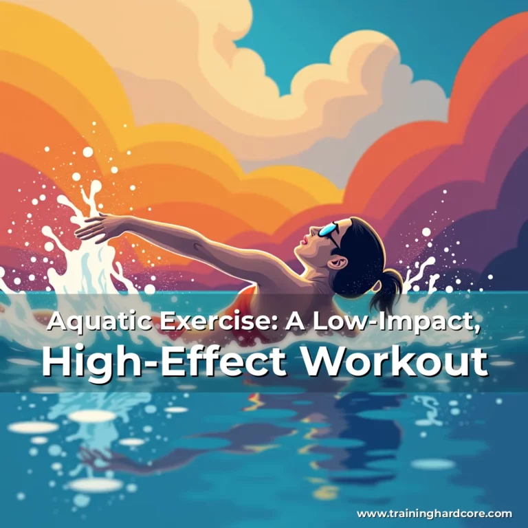 Artistic representation for Aquatic Exercise: A Low-Impact, High-Effect Workout