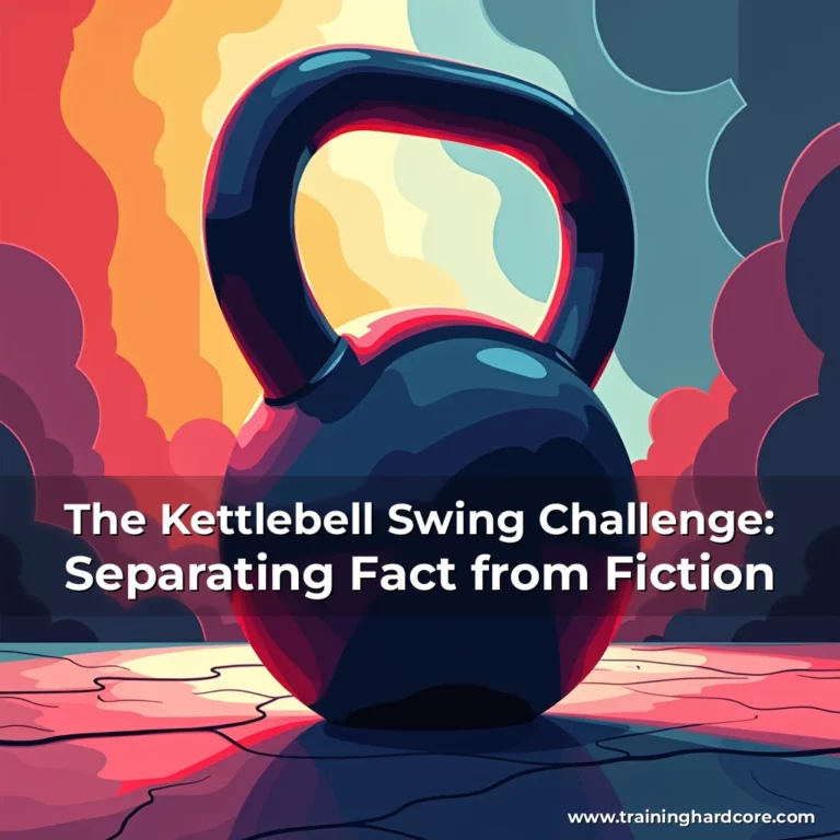 Artistic representation for The Kettlebell Swing Challenge: Separating Fact from Fiction