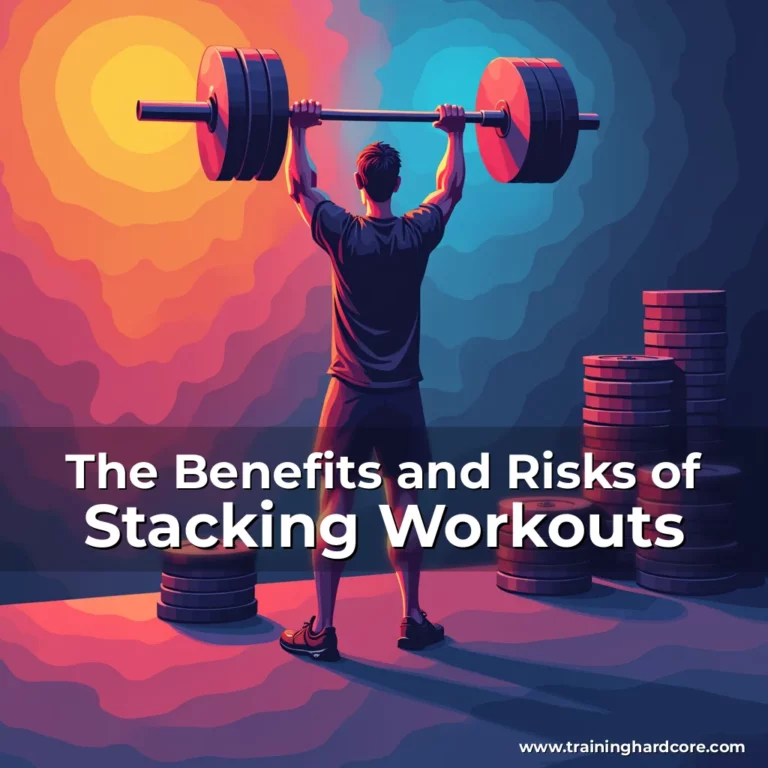 Artistic representation for The Benefits and Risks of Stacking Workouts