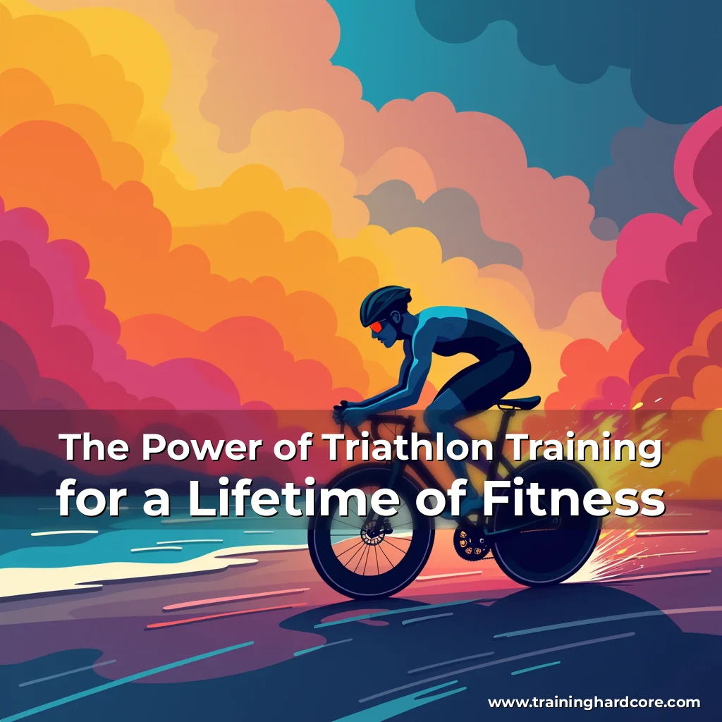 Artistic representation for The Power of Triathlon Training for a Lifetime of Fitness