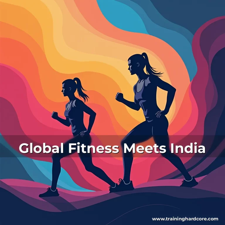 Artistic representation for Global Fitness Meets India