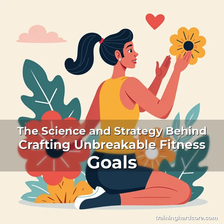 Artistic representation for The Science and Strategy Behind Crafting Unbreakable Fitness Goals