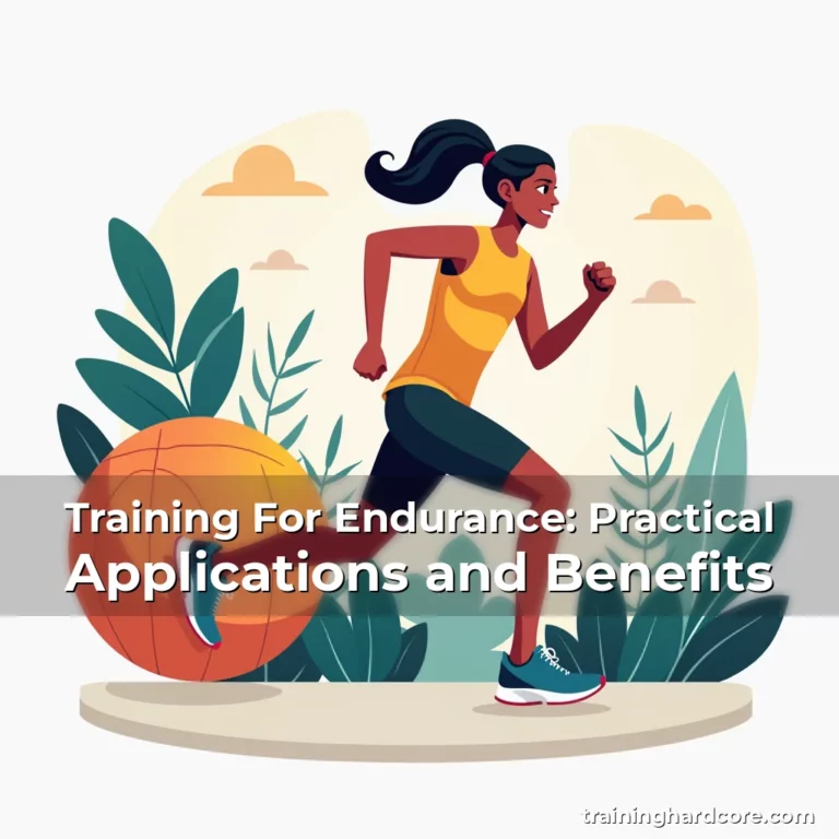 Artistic representation for Training For Endurance: Practical Applications and Benefits
