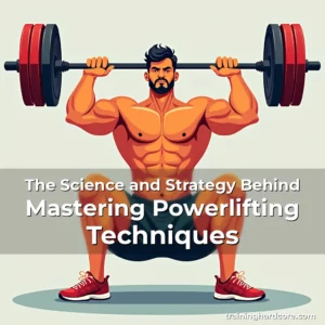 Artistic representation for The Science and Strategy Behind Mastering Powerlifting Techniques