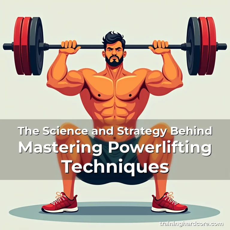 Artistic representation for The Science and Strategy Behind Mastering Powerlifting Techniques