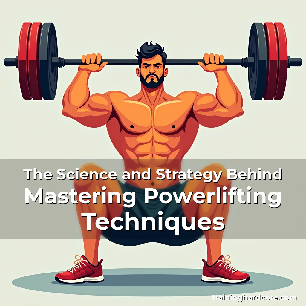 Artistic representation for The Science and Strategy Behind Mastering Powerlifting Techniques