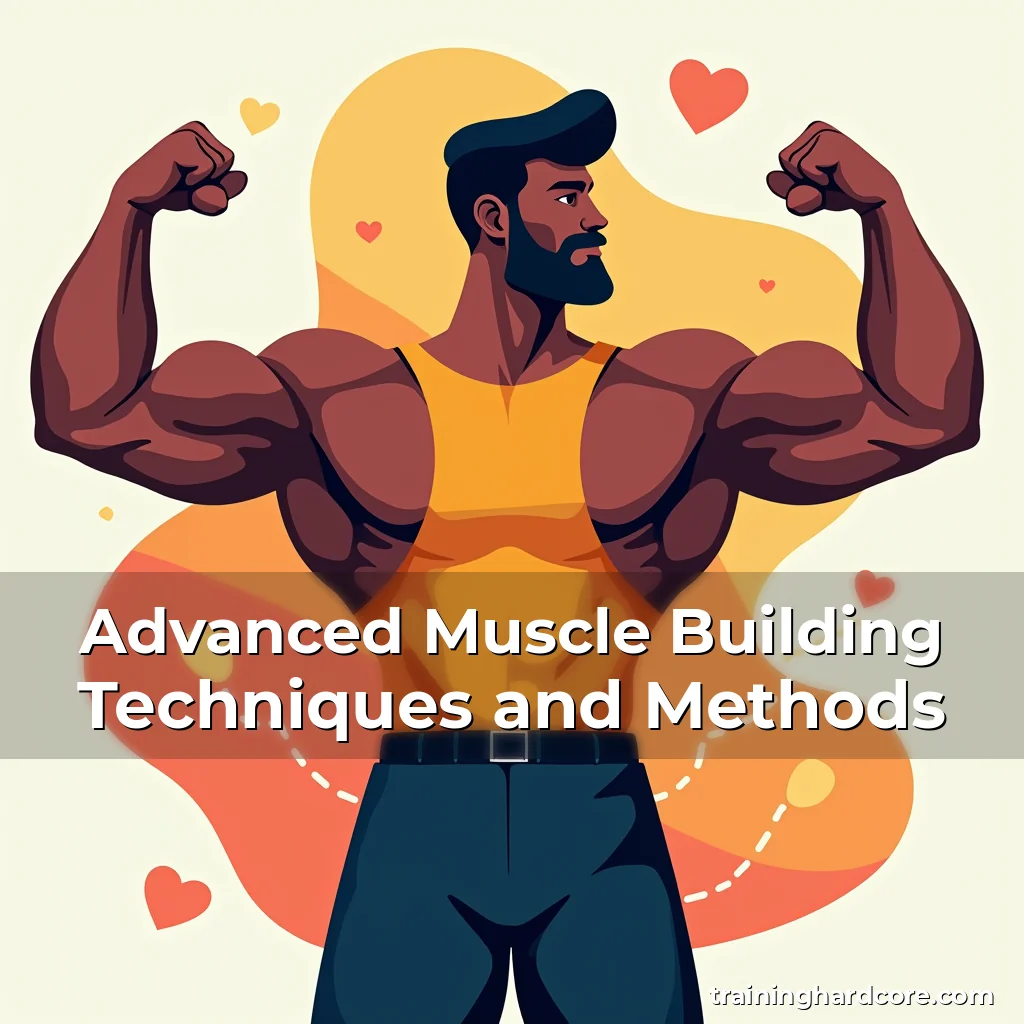 Artistic representation for Advanced Muscle Building Techniques and Methods