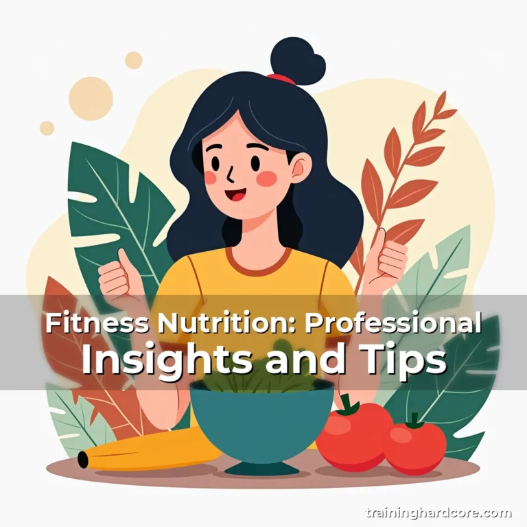 Artistic representation for Fitness Nutrition: Professional Insights and Tips