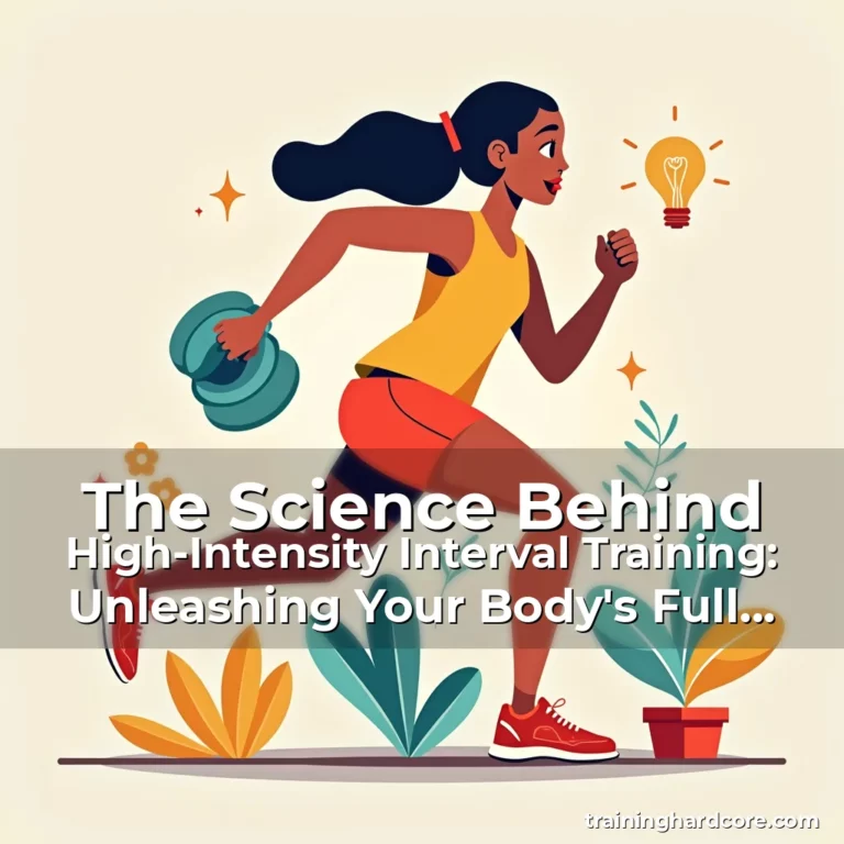 Artistic representation for The Science Behind High-Intensity Interval Training: Unleashing Your Body's Full Potential