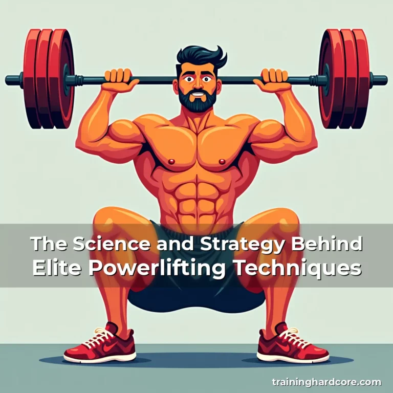 Artistic representation for The Science and Strategy Behind Elite Powerlifting Techniques