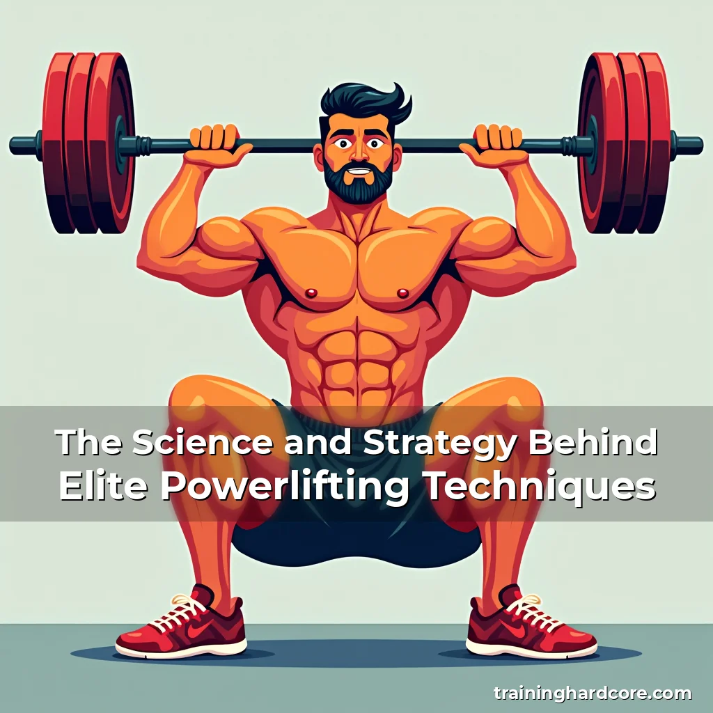 Artistic representation for The Science and Strategy Behind Elite Powerlifting Techniques