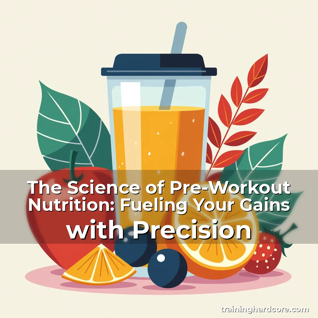Artistic representation for The Science of Pre-Workout Nutrition: Fueling Your Gains with Precision