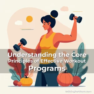 Artistic representation for Understanding the Core Principles of Effective Workout Programs